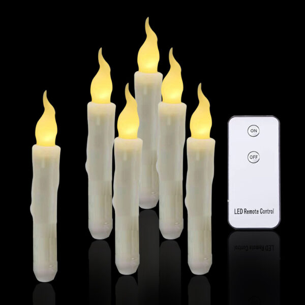 Remote Control Long Pole Electronic Candle Light Flameless Taper